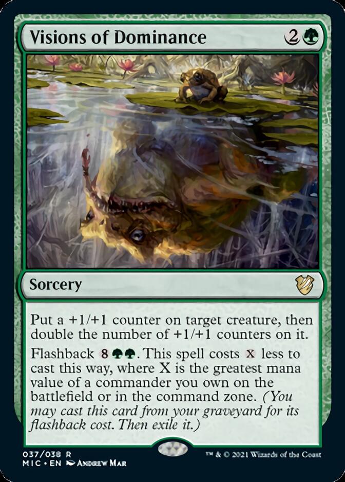 Visions of Dominance [Innistrad: Midnight Hunt Commander] (MIC 37)