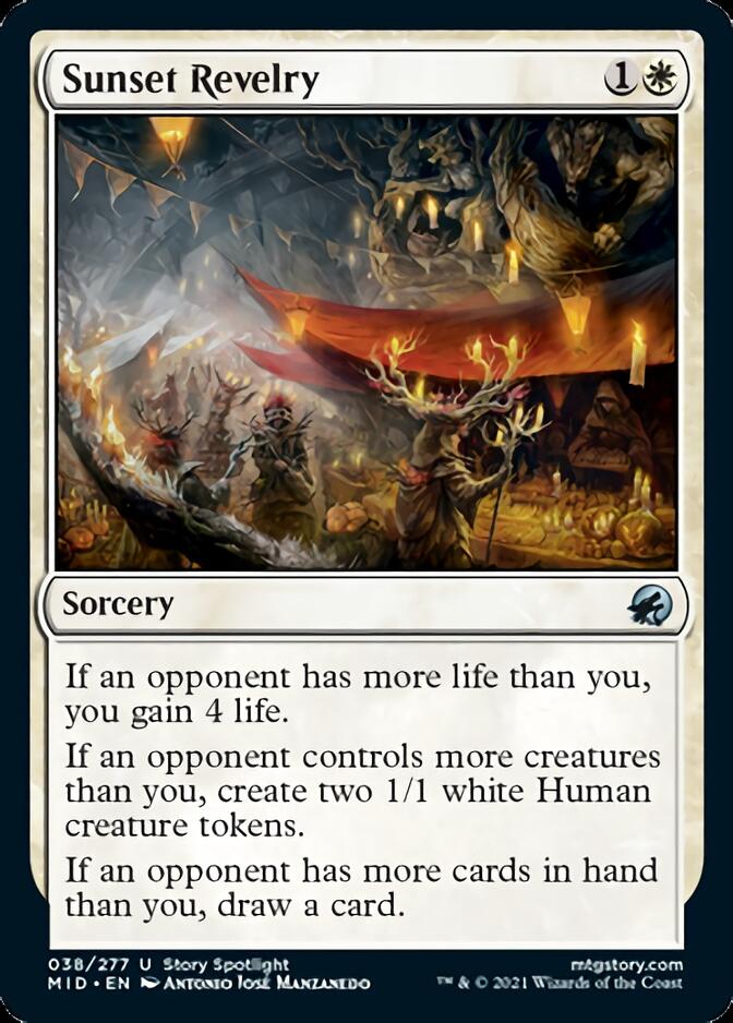 Sunset Revelry [Innistrad: Midnight Hunt] (MID 38)
