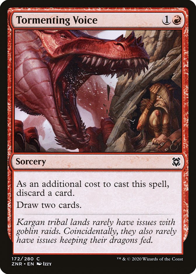 Tormenting Voice [Zendikar Rising] (ZNR 172)