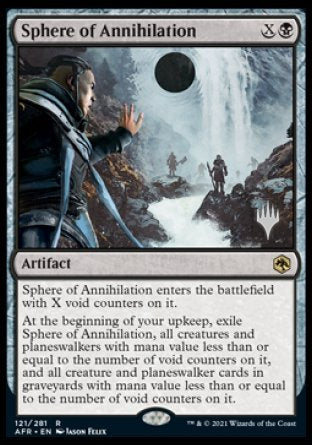 Sphere of Annihilation (Promo Pack) [Dungeons & Dragons: Adventures in the Forgotten Realms Promos] (PAFR 121)