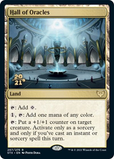 Hall of Oracles [Strixhaven: School of Mages Prerelease Promos] (PSTX 267)