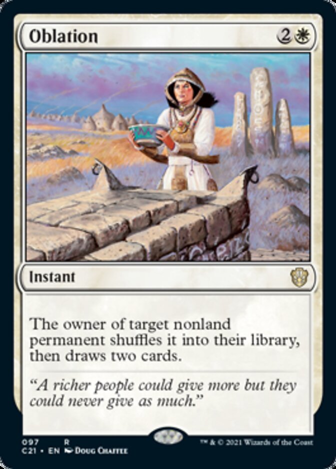 Oblation [Commander 2021] (C21 97)