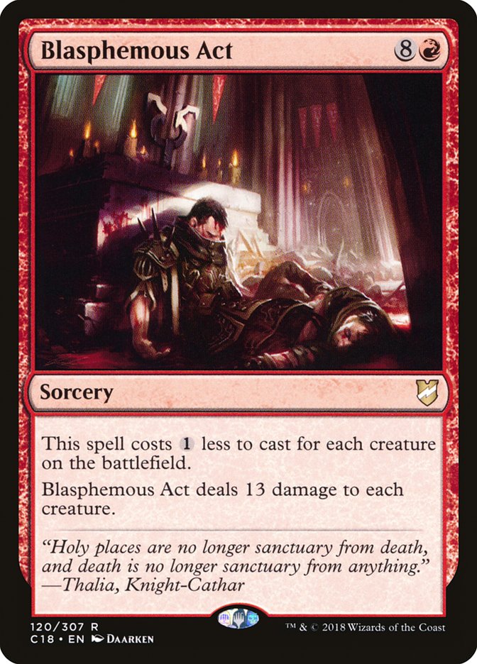 Blasphemous Act [Commander 2018] (C18 120)