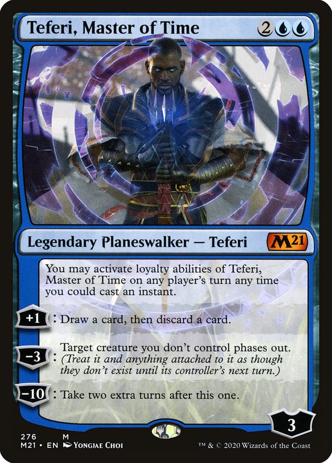 Teferi, Master of Time (Alternate Art) (276) [Core Set 2021] (M21 276)