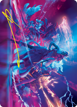Prismari Command Art Card (Gold-Stamped Signature) [Strixhaven: School of Mages Art Series] (ASTX 35)