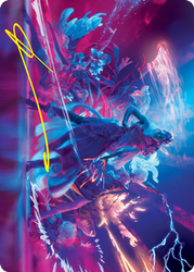 Prismari Command Art Card (Gold-Stamped Signature) [Strixhaven: School of Mages Art Series] (ASTX 35)