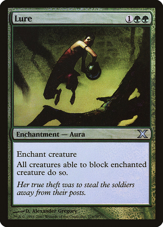 Lure (Premium Foil) [Tenth Edition] (10E 276)