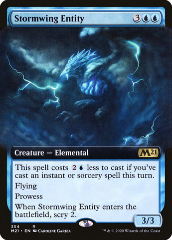 Stormwing Entity (Extended Art) [Core Set 2021] (M21 354)