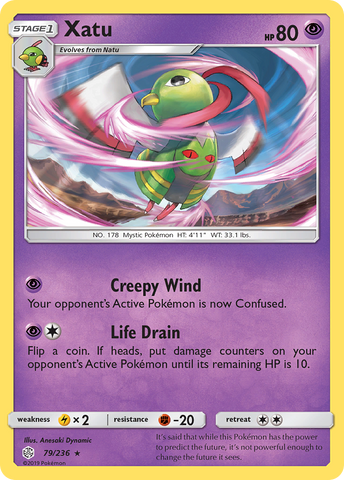 Xatu (79/236) [Sun & Moon: Cosmic Eclipse]