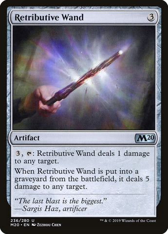 Retributive Wand [Core Set 2020] (M20 236)