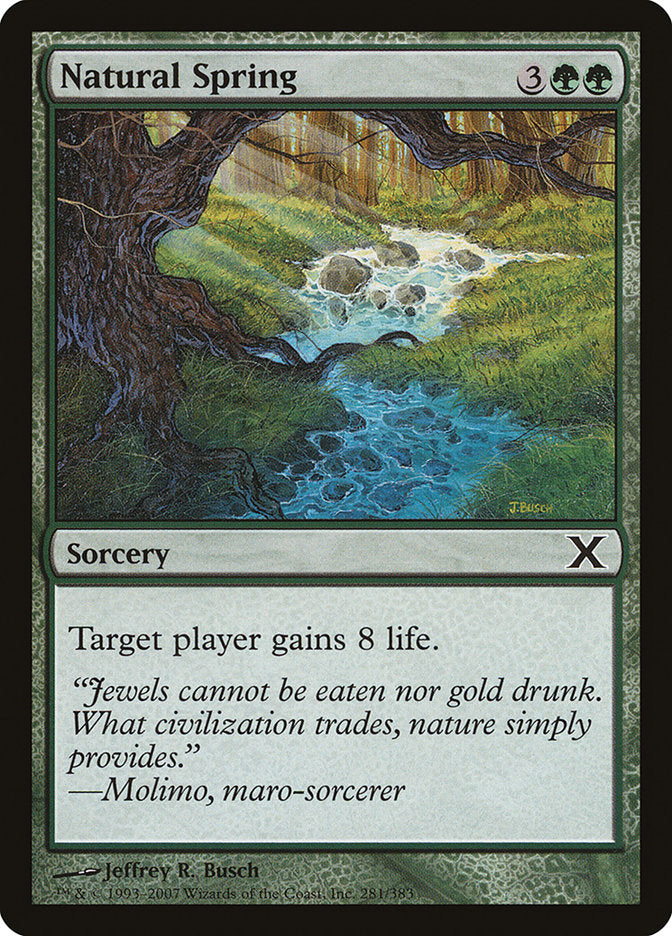 Natural Spring [Tenth Edition] (10E 281)