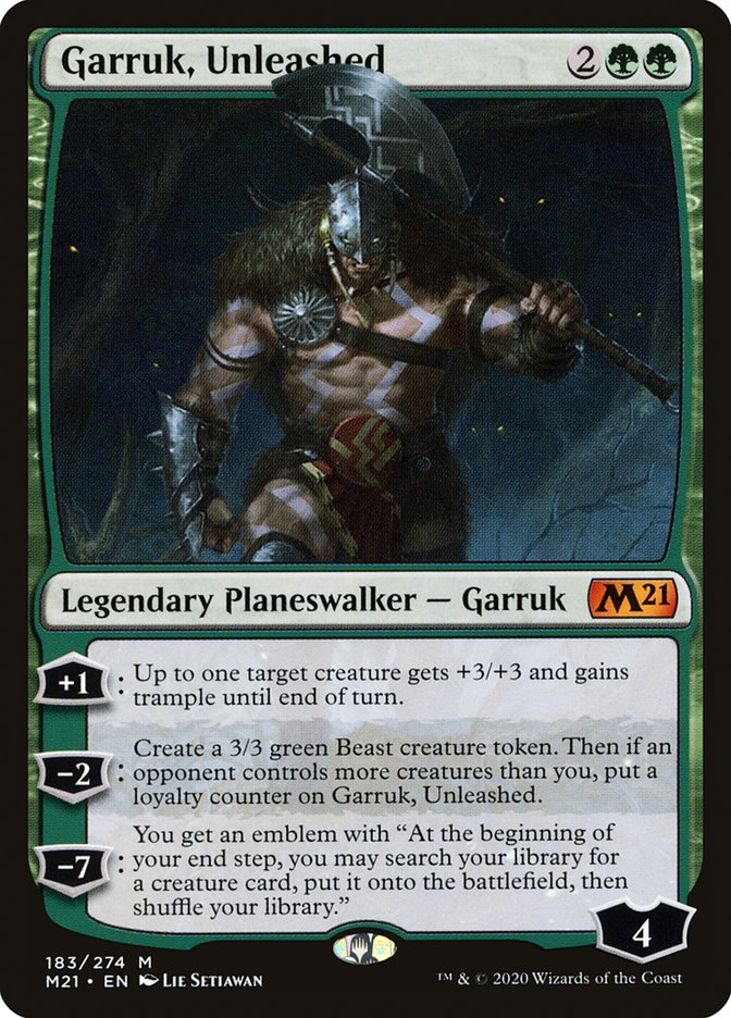 Garruk, Unleashed [Core Set 2021] (M21 183)