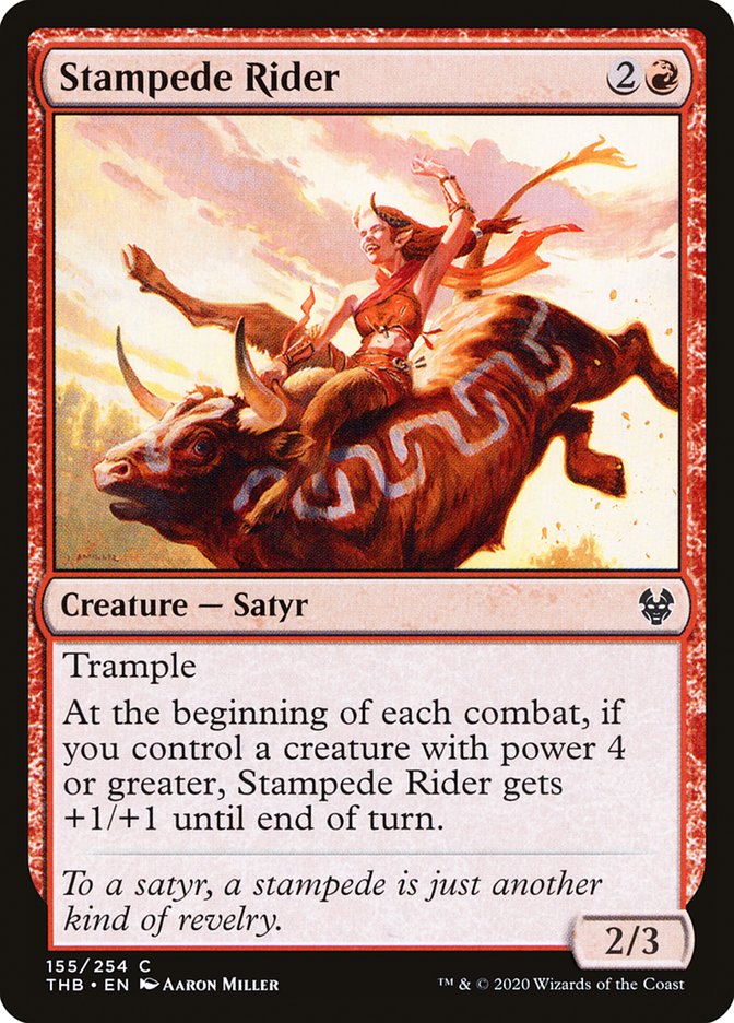 Stampede Rider [Theros Beyond Death] (THB 155)