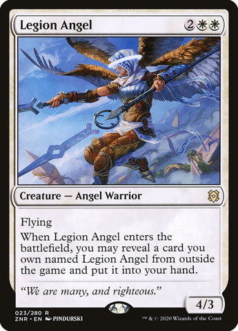 Legion Angel [Zendikar Rising] (ZNR 23)