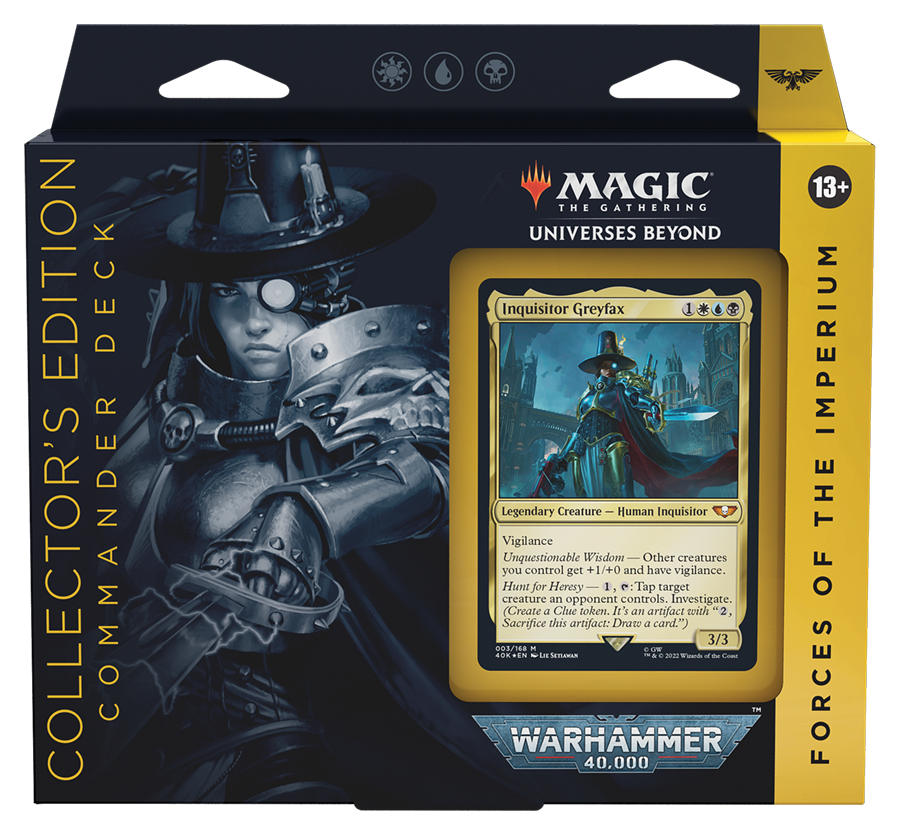 Universes Beyond: Warhammer 40,000 - Commander Deck (Forces of the Imperium - Collector's Edition) Pre-order