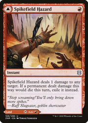 Spikefield Hazard // Spikefield Cave [Zendikar Rising] (ZNR 166)