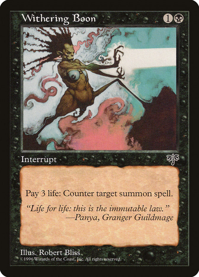 Withering Boon [Mirage] (MIR 152)