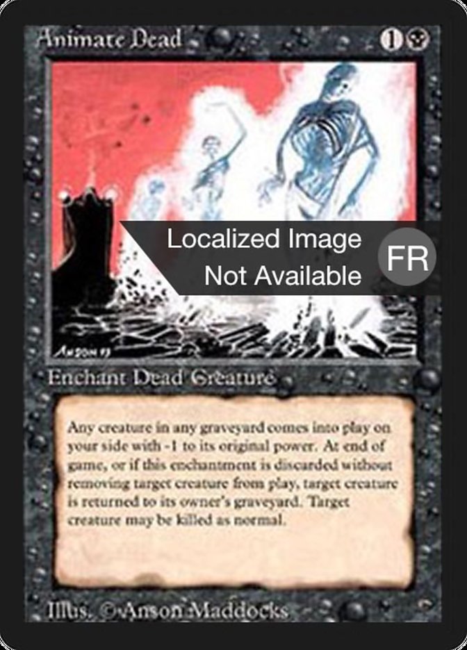 Animate Dead [Foreign Black Border] (FBB 93)