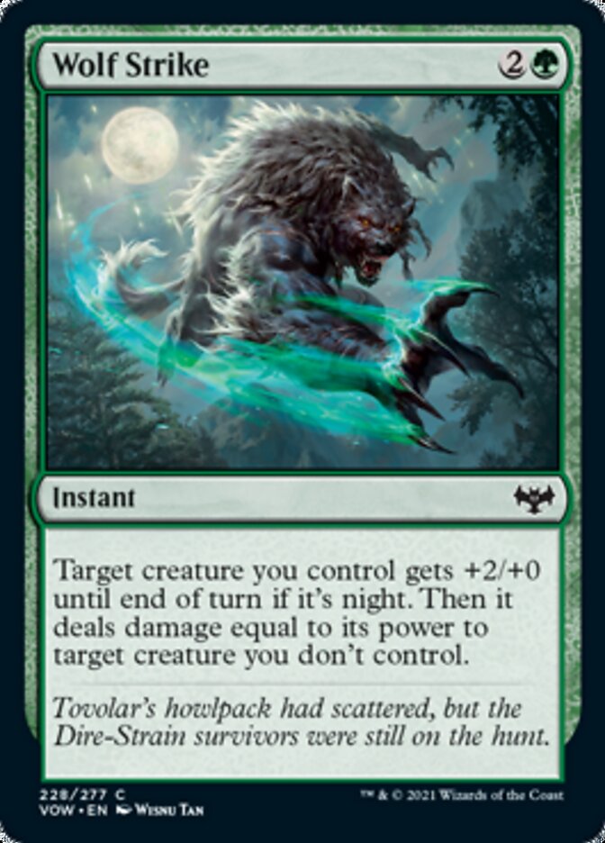 Wolf Strike [Innistrad: Crimson Vow] (VOW 228)