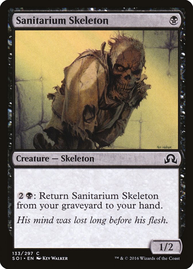 Sanitarium Skeleton [Shadows over Innistrad] (SOI 133)