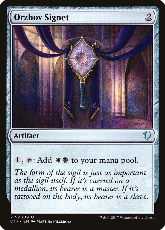 Orzhov Signet [Commander 2017] (C17 219)