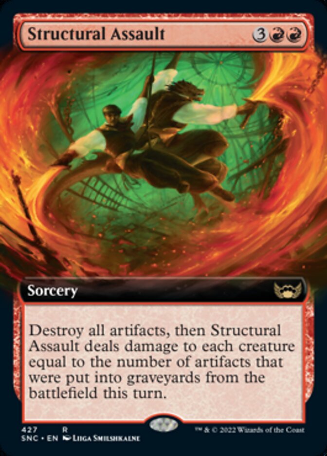 Structural Assault (Extended Art) [Streets of New Capenna] (SNC 427)