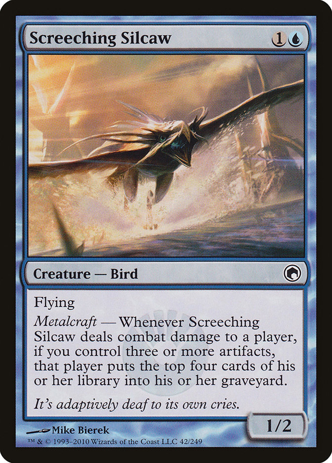 Screeching Silcaw [Scars of Mirrodin] (SOM 42)