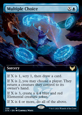 Multiple Choice (Extended) [Strixhaven: School of Mages] (STX 298)