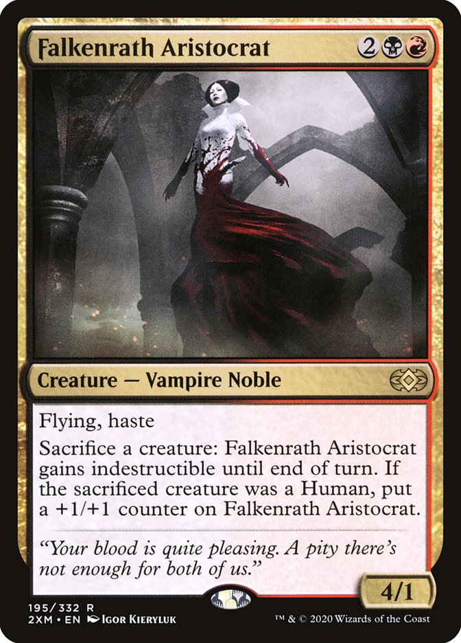 Falkenrath Aristocrat [Double Masters] (2XM 195)