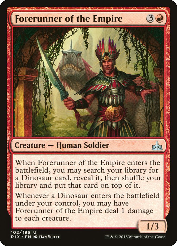 Forerunner of the Empire [Rivals of Ixalan] (RIX 102)