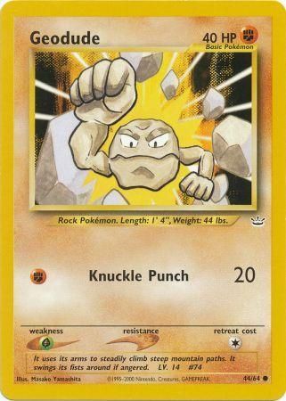 Geodude (44/64) [Neo Revelation]