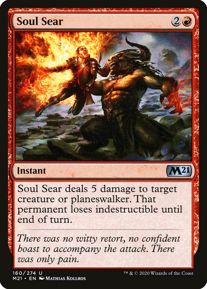 Soul Sear [Core Set 2021] (M21 160)
