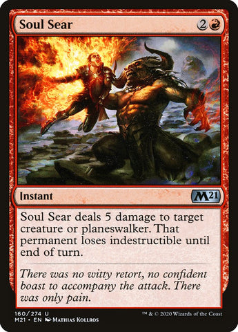 Soul Sear [Core Set 2021] (M21 160)