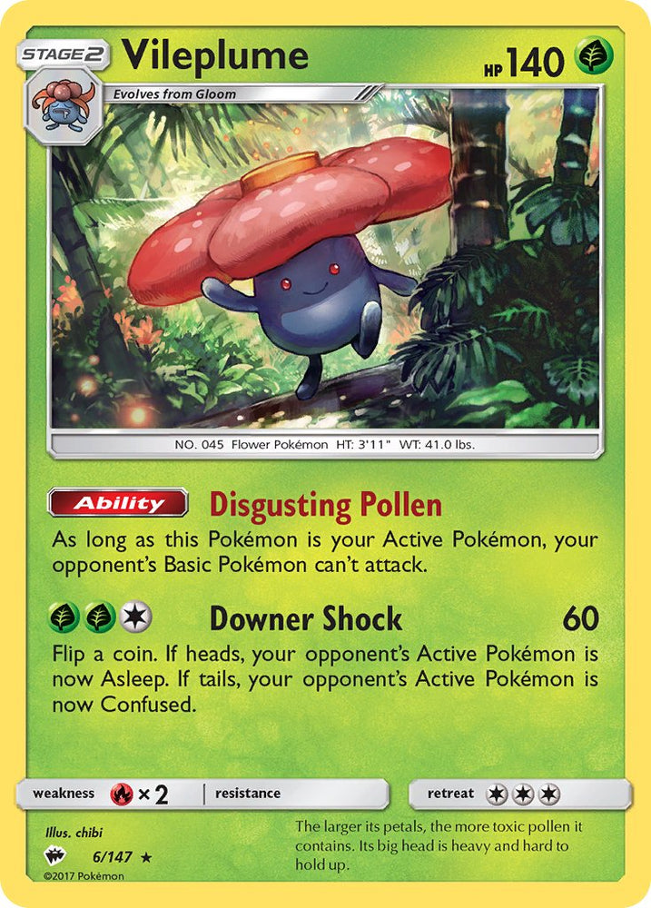 Vileplume (Prerelease Kit Exclusive) (6/147) [Theme Deck Exclusives]