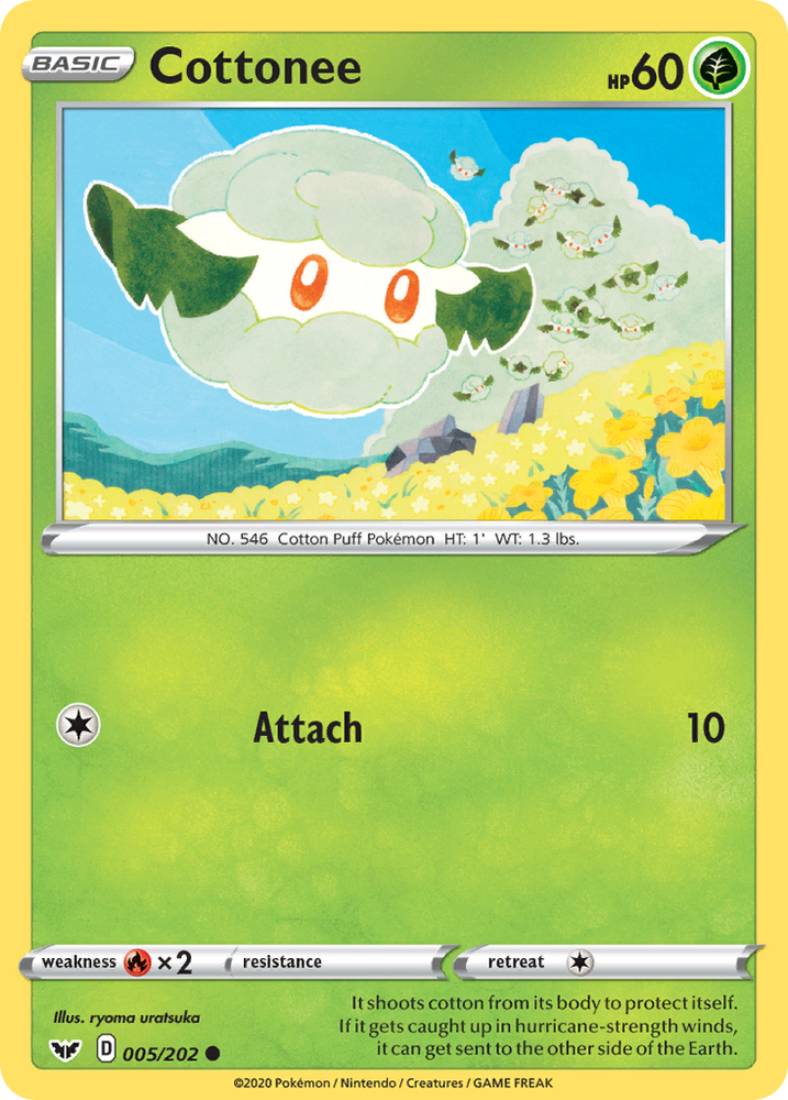 Cottonee (5/202) [Sword & Shield: Base Set]