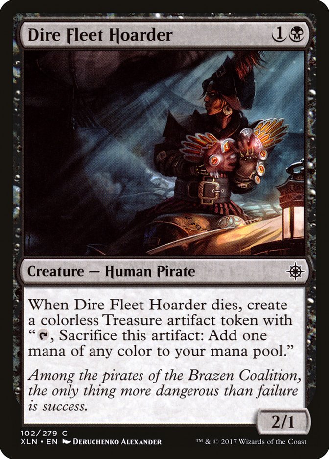 Dire Fleet Hoarder [Ixalan] (XLN 102)