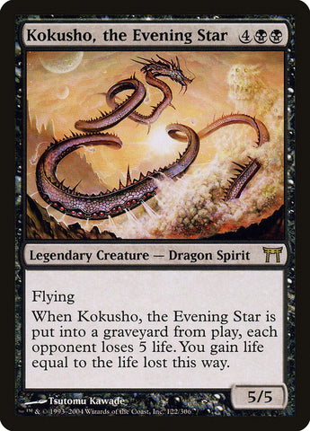 Kokusho, the Evening Star [Champions of Kamigawa] (CHK 122)