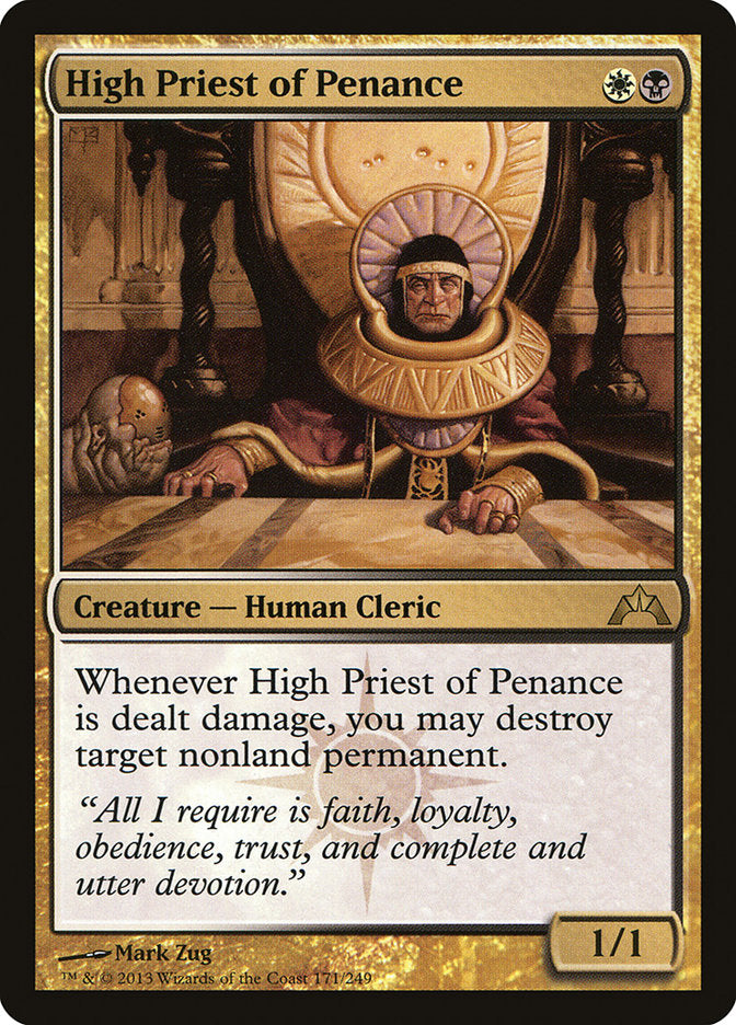 High Priest of Penance [Gatecrash] (GTC 171)