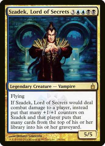 Szadek, Lord of Secrets [Ravnica: City of Guilds] (RAV 234)