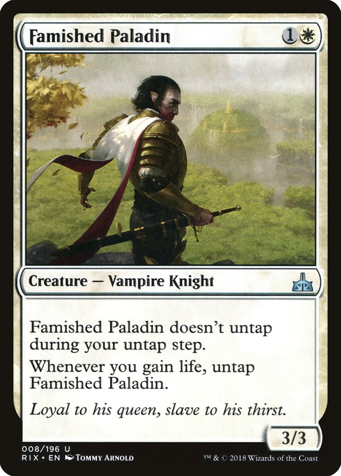 Famished Paladin [Rivals of Ixalan] (RIX 8)