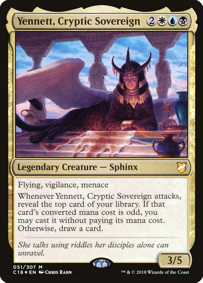 Yennett, Cryptic Sovereign [Commander 2018] (C18 51)