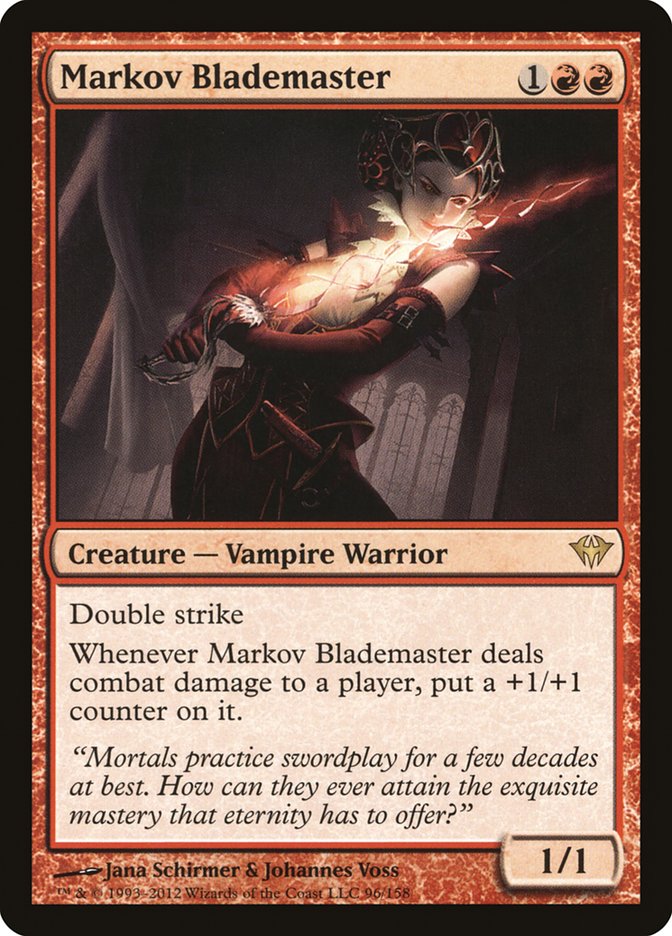 Markov Blademaster [Dark Ascension] (DKA 96)