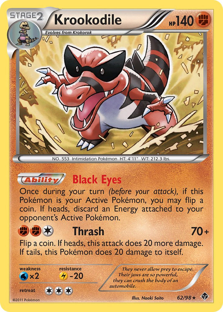 Krookodile (BW Emerging Powers) (62/98) [Theme Deck Exclusives]