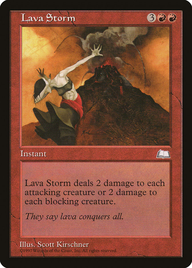 Lava Storm [Weatherlight] (WTH 110)