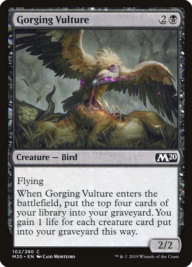 Gorging Vulture [Core Set 2020] (M20 102)