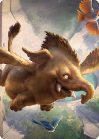 Hollyphant Art Card [Commander Legends: Battle for Baldur's Gate Art Series]