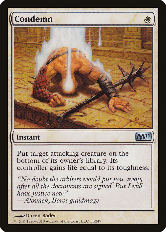 Condemn [Magic 2011] (M11 11)