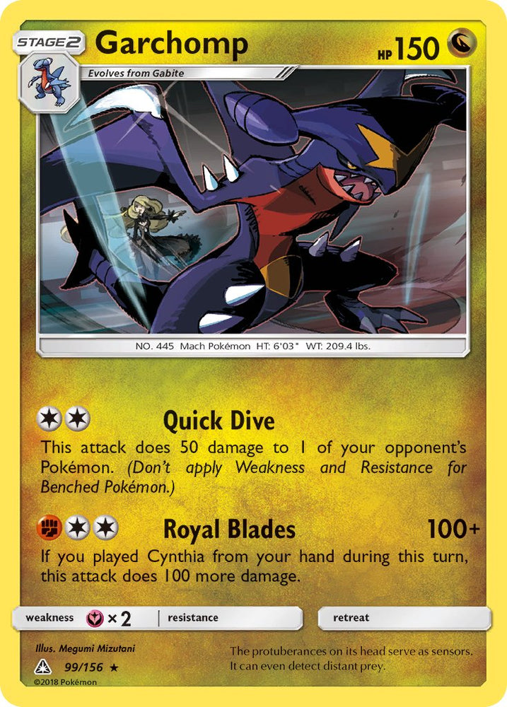 Garchomp (Cracked Ice Holo) (99/156) [Theme Deck Exclusives]