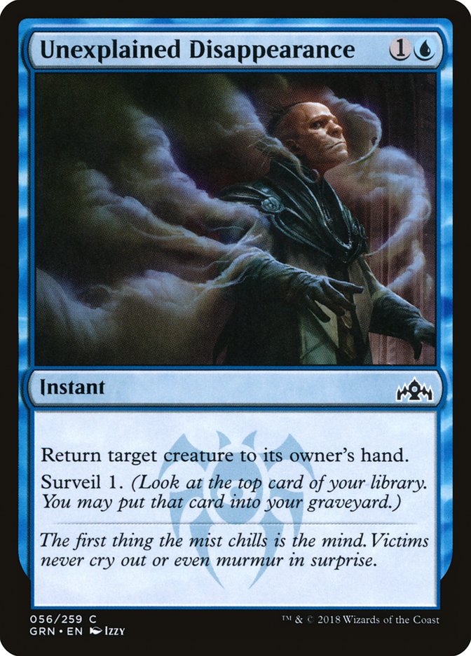 Unexplained Disappearance [Guilds of Ravnica] (GRN 56)