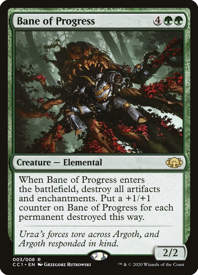 Bane of Progress [Commander Collection: Green] (CC1 3)